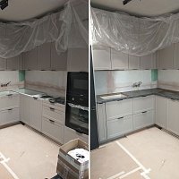 Замена кухонной столешницы Тиволи Duropal 6244 в Екатеринбурге.