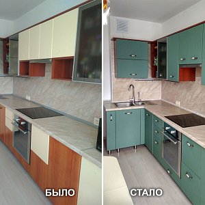 Замена фасадов с пластика на ПВХ в Екатеринбурге. ул. Широкореченская, 45 в Мичуринском.